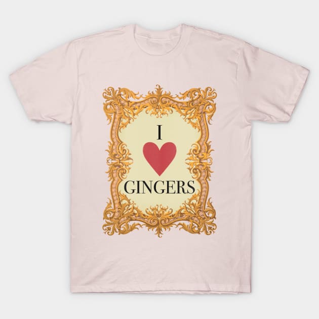 I heart Ginger Antique T-Shirt by Mary Rose 73744